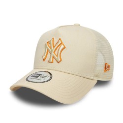 Шапка New era 60856382 9Forty Aframe New York Yankees trucker cap - Beige (Light Beige) шапка,всички,шапки,new,era,60856382,9forty,aframe,new,york,yankees,trucker,cap,beige,(light,beige)
