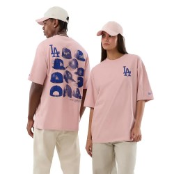 тениска,мъжки,тениски,дамски,тениски,new,era,mlb,cap,graphic,los,angeles,dodgers,short,sleeve,t,shirt,pink,(pastel,pink,black)