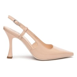 Обувки Nero giardini E512241DE heel shoes - Beige (Powder) обувки,дамски,обувки,nero,giardini,e512241de,heel,shoes,beige,(powder)