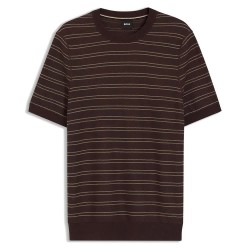 блуза,мъжки,пуловери,дамски,пуловери,boss,nalon,10278956,short,sleeve,sweater,brown,(dark,brown,206)