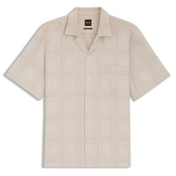 риза,с,къс,ръкав,дамски,ризи,мъжки,ризи,boss,rayer,10277654,short,sleeve,shirt,beige,grey,(open,grey,070)