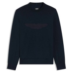 Блуза BOSS Soleri 242 10277919 sweatshirt - Blue (Dark Blue) блуза,мъжки,пуловери,boss,soleri,242,10277919,sweatshirt,blue,(dark,blue)