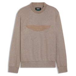 Блуза BOSS Soleri 242 10277919 sweatshirt - Brown / Grey (Open Grey) блуза,мъжки,пуловери,boss,soleri,242,10277919,sweatshirt,brown,grey,(open,grey)