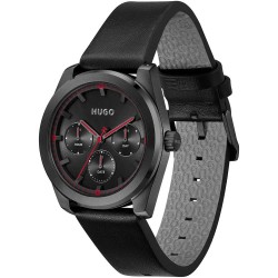 Часовник HUGO 1530423 42mm watch - Grey (Black / Black) часовник,часовници,hugo,1530423,42mm,watch,grey,(black,black)