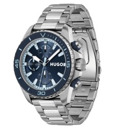 часовник,часовници,hugo,1530429,44mm,watch,silver,(silver,blue)