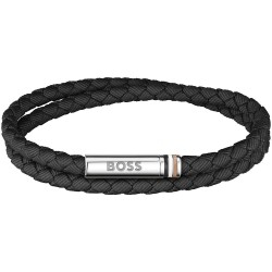 бижутерия,hugo,1580796,bracelet,silver,(black)