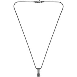 HUGO 1580834 necklace - Silver (Black) бижутерия,hugo,1580834,necklace,silver,(black)