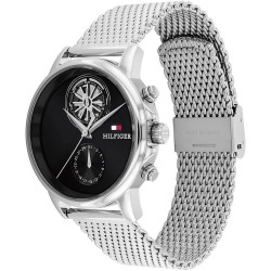 часовник,часовници,tommy,hilfiger,stewart,40mm,watch,silver,(silver,black,skeleton)