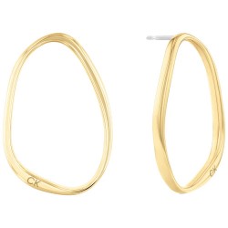 бижутерия,calvin,klein,elongated,drops,earrings,golden,(gold)