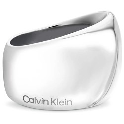 бижутерия,calvin,klein,modern,purity,ring,clear,(silver)
