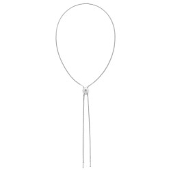 бижутерия,calvin,klein,sculptural,bubbles,necklace,clear,(silver)