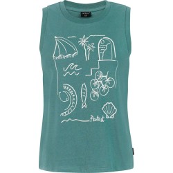Тениска Protest Another sleeveless T-shirt - Green (Laurel Green) тениска,мъжки,тениски,дамски,тениски,protest,another,sleeveless,t,shirt,green,(laurel,green)