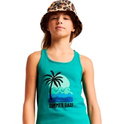 Тениска Protest Syra sleeveless T-shirt - Green (Peack Green) тениска,мъжки,тениски,дамски,тениски,protest,syra,sleeveless,t,shirt,green,(peack,green)