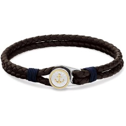 бижутерия,tommy,hilfiger,nautical,bracelet,brown,(brown,blue,gold)