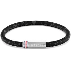 бижутерия,tommy,hilfiger,prico,bracelet,silver,(black)