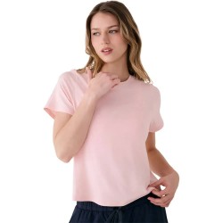 Тениска Lolë Vital short sleeve T-shirt - Pink (Sorbetta Heather) тениска,мъжки,тениски,дамски,тениски,lolë,vital,short,sleeve,t,shirt,pink,(sorbetta,heather)