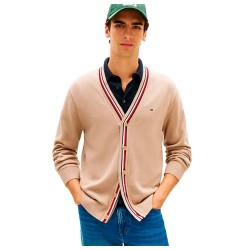 жилетка,мъжки,пуловери,дамски,пуловери,tommy,hilfiger,mw0mw41544,cardigan,beige,(safari,canvas)