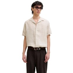 Риза с къс ръкав Jack & jones Blalawrence Linen Resort short sleeve shirt - Beige (Silver Lining / Relaxed Fit) риза,с,къс,ръкав,дамски,ризи,мъжки,ризи,jack,&,jones,blalawrence,linen,resort,short,sleeve,shirt,beige,(silver,lining,relaxed,fit)