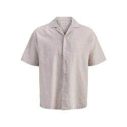 Риза с къс ръкав Jack & jones Ebreeze Linen Blend Resort short sleeve shirt - Beige (String) риза,с,къс,ръкав,дамски,ризи,мъжки,ризи,jack,&,jones,ebreeze,linen,blend,resort,short,sleeve,shirt,beige,(string)
