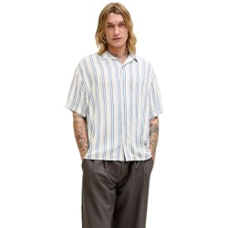 Риза с къс ръкав Jack & jones Jeff Resort Stripe short sleeve shirt - Blue (Celestial Blue) риза,с,къс,ръкав,дамски,ризи,мъжки,ризи,jack,&,jones,jeff,resort,stripe,short,sleeve,shirt,blue,(celestial,blue)