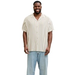 Риза с къс ръкав Jack & jones Jeff Resort Stripe short sleeve shirt - Beige (Dusty Olive) риза,с,къс,ръкав,дамски,ризи,мъжки,ризи,jack,&,jones,jeff,resort,stripe,short,sleeve,shirt,beige,(dusty,olive)