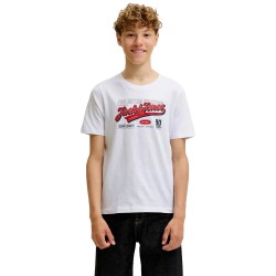 Тениска Jack & jones Logo short sleeve T-shirt - White (White) тениска,мъжки,тениски,дамски,тениски,jack,&,jones,logo,short,sleeve,t,shirt,white,(white)