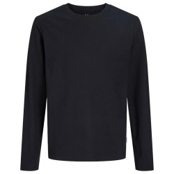 Тениска Jack & jones Organic RLX long sleeve T-shirt - Black (Black) тениска,мъжки,тениски,дамски,тениски,jack,&,jones,organic,rlx,long,sleeve,t,shirt,black,(black)