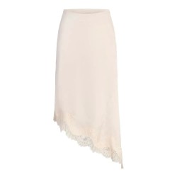 Пола Jack & jones Vima Satin Asymmetric JJXX skirt - Beige (Antique White) пола,дамски,поли,и,рокли,jack,&,jones,vima,satin,asymmetric,jjxx,skirt,beige,(antique,white)
