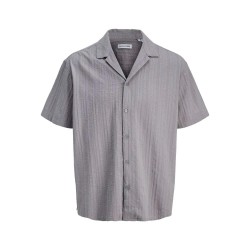 Риза с къс ръкав Jack & jones Tyson Resort short sleeve shirt - Grey (Weathervane) риза,с,къс,ръкав,дамски,ризи,мъжки,ризи,jack,&,jones,tyson,resort,short,sleeve,shirt,grey,(weathervane)