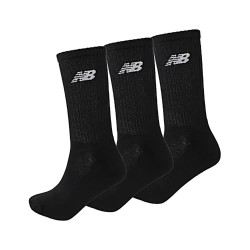 чорапи,мъжки,чорапи,дамски,чорапи,new,balance,everyday,crew,socks,3,pairs,black,(black)