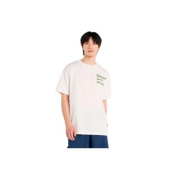 Тениска New balance Runners Arent Normal short sleeve T-shirt - White (Sea Salt) тениска,мъжки,тениски,дамски,тениски,new,balance,runners,arent,normal,short,sleeve,t,shirt,white,(sea,salt)