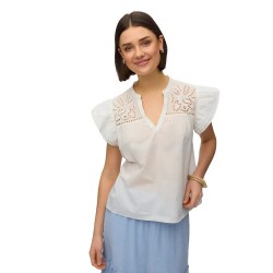 дамски,блузи,vero,moda,line,v,neck,short,sleeve,blouse,white,(snow,white)