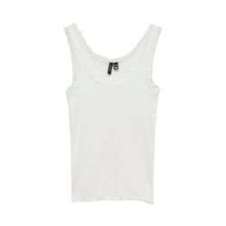 тениска,мъжки,тениски,дамски,тениски,vero,moda,nana,lace,sleeveless,t,shirt,white,(snow,white)