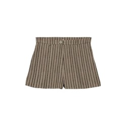 Къси панталони Vero moda Rosie shorts - Brown (Silver Mink / Black Pinstripes) къси,панталони,мъжки,панталони,дамски,панталони,vero,moda,rosie,shorts,brown,(silver,mink,black,pinstripes)