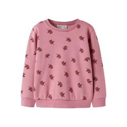 поларена,блуза,детски,блузи,name,it,davina,fleece,sweatshirt,pink,(lilas,with,wild,ginger,unicorns)