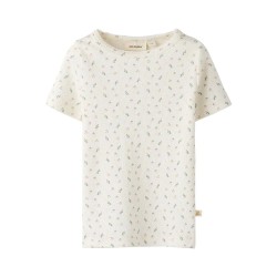 Тениска Name it Gago short sleeve T-shirt - Beige (Coconut Milk / Small Flower) тениска,мъжки,тениски,дамски,тениски,name,it,gago,short,sleeve,t,shirt,beige,(coconut,milk,small,flower)