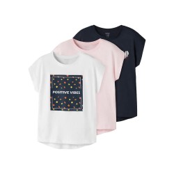тениска,мъжки,тениски,дамски,тениски,name,it,vigea,short,sleeve,t,shirt,3,units,multicolor,(ballerina,dark,sapphire,+,bright,white)