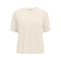 блуза,мъжки,пуловери,дамски,пуловери,object,noa,knit,short,sleeve,sweater,beige,(birch)