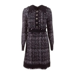 Рокля Dolce & gabbana 746899 long sleeve midi dress - Black (Black) рокля,дамски,поли,и,рокли,dolce,&,gabbana,746899,long,sleeve,midi,dress,black,(black)