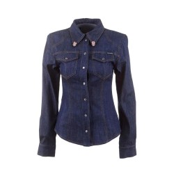 риза,с,дълъг,ръкав,дамски,ризи,мъжки,ризи,dolce,&,gabbana,denim,long,sleeve,shirt,blue,(blue)
