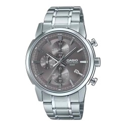 Часовник Casio MTPE510D8AVDF 42mm 5ATM Quartz Analogical watch - Silver (Grey / Grey / Mineral) часовник,часовници,casio,mtpe510d8avdf,42mm,5atm,quartz,analogical,watch,silver,(grey,grey,mineral)
