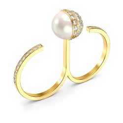 бижутерия,guess,calypso,ring,golden,(gold)