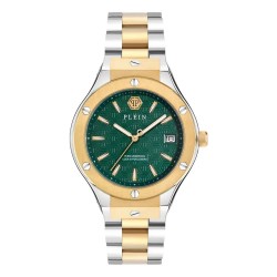 Часовник Philipp plein PWUFA0525 44mm 5ATM Quartz Analogical watch - Golden (Golden / Green / Mineral) часовник,часовници,philipp,plein,pwufa0525,44mm,5atm,quartz,analogical,watch,golden,(golden,green,mineral)