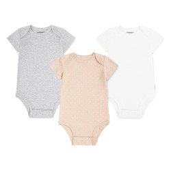 Huggies clothes 6Z2964 body 3 units - Multicolor (Cloud Grey Heather) детски,облекла,за,момчета,huggies,clothes,6z2964,body,3,units,multicolor,(cloud,grey,heather)