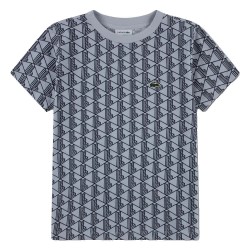 Детска тениска Lacoste kids 847644 short sleeve T-shirt - Grey (Calluna) детска,тениска,мъжки,тениски,дамски,тениски,lacoste,kids,847644,short,sleeve,t,shirt,grey,(calluna)