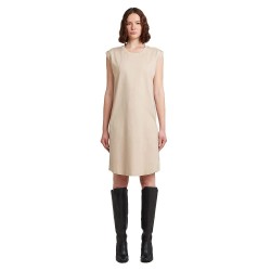 Рокля G-Star Seam Detail Loose sleeveless dress - Beige (Dark Brick) рокля,дамски,поли,и,рокли,g,star,seam,detail,loose,sleeveless,dress,beige,(dark,brick)