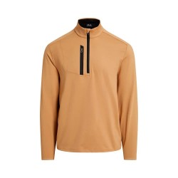 блуза,с,яка,мъжки,пуловери,polo,ralph,lauren,785a96937,half,zip,sweatshirt,brown,(classic,camel)