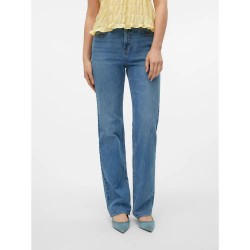Дънки Vero moda Tessa Straight Li3114 high waist jeans refurbished - Blue (Medium Blue Denim) дънки,мъжки,панталони,дамски,панталони,vero,moda,tessa,straight,li3114,high,waist,jeans,refurbished,blue,(medium,blue,denim)