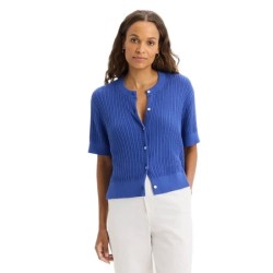 Блуза Dockers 004MS Regular Fit short sleeve sweater - Blue (Deep Ultramarine) блуза,мъжки,пуловери,дамски,пуловери,dockers,004ms,regular,fit,short,sleeve,sweater,blue,(deep,ultramarine)