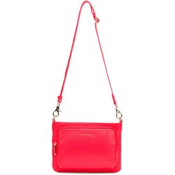 чанта,за,през,рамо,всички,чанти,mandarina,duck,mellow,leather,flat,squared,shoulder,bag,red,(diva)